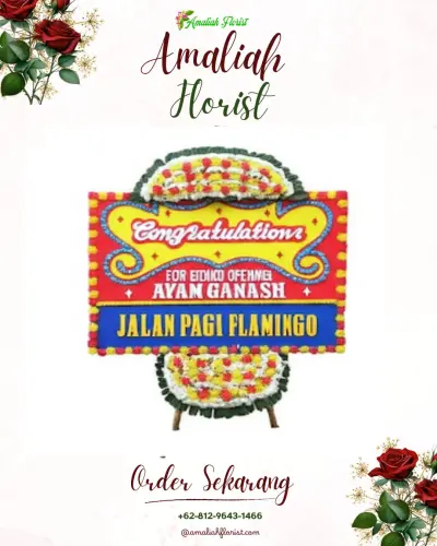 Bunga Papan Congratulation di Sumber Jaya